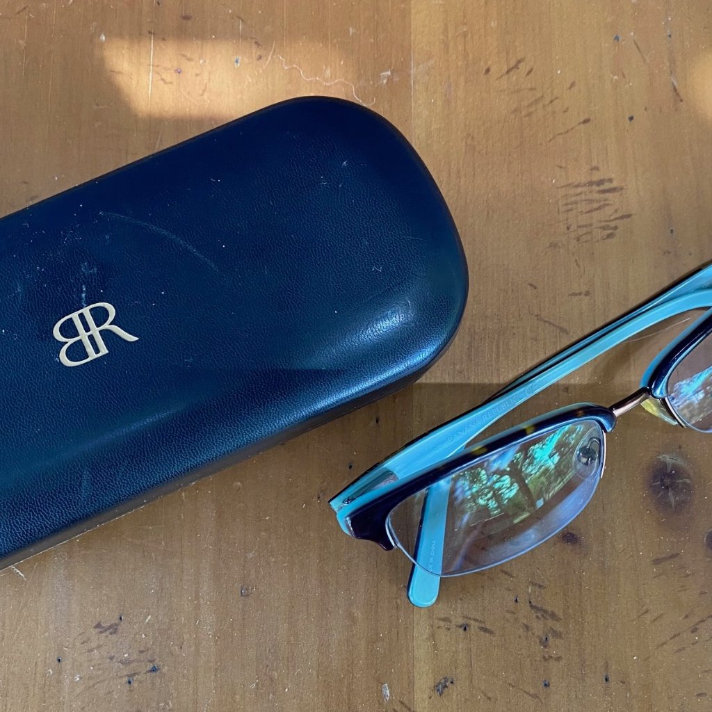Banana Republic Alea Frames Unisex Tortoise Brown Half Rim Square 50-17-135